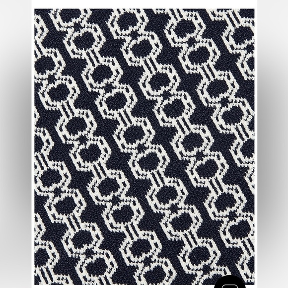 *Final Price* Tory Burch NWT Gemini Link Jacquard Short-Sleeve Sweater Size SP - Picture 5 of 10